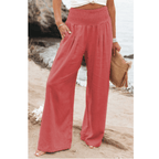 Nalani | Women's high - waisted palazzo pants - Nalani - Fashion Clothing and Decor
