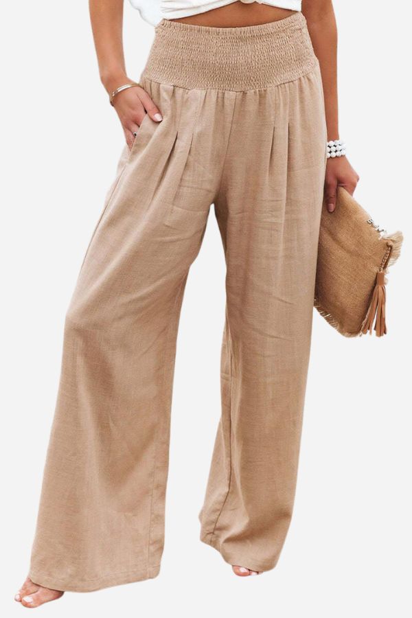 Nalani | Women's high - waisted palazzo pants - Nalani - Fashion Clothing and Decor