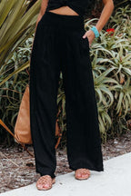 Nalani | Women's high - waisted palazzo pants - Nalani - Fashion Clothing and Decor