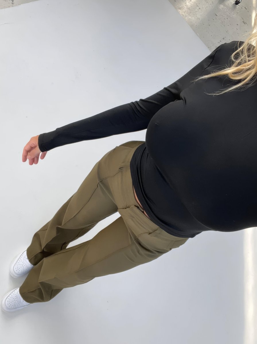 Nalani | Women's High - Waisted Wide - Leg Trousers - Tailored Fit - Full Length - Elegant & Versatile - Nalani - UK Fashion Clothing and Decor