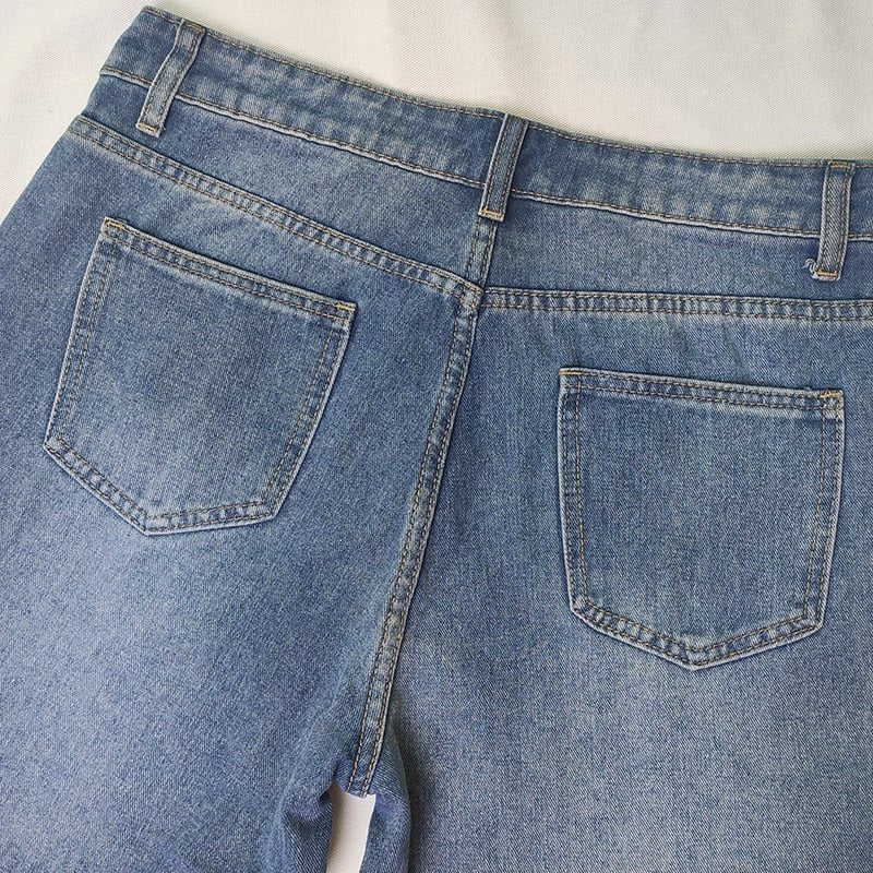 Nalani | Women's Modern Mid - Waist Baggy Jeans | Wide Leg - Nalani - Fashion Clothing and Decor