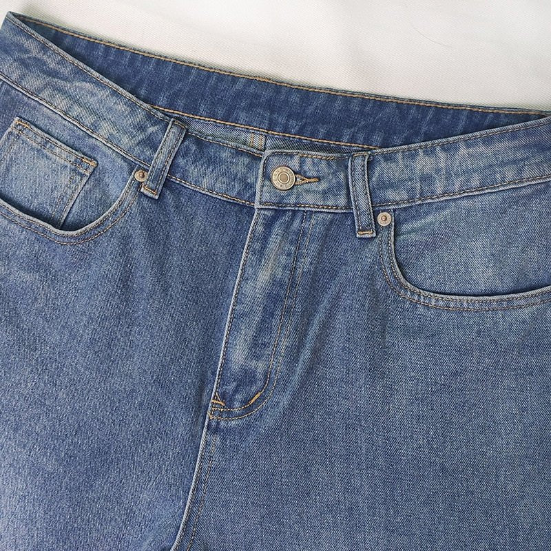 Nalani | Women's Modern Mid - Waist Baggy Jeans | Wide Leg - Nalani - Fashion Clothing and Decor
