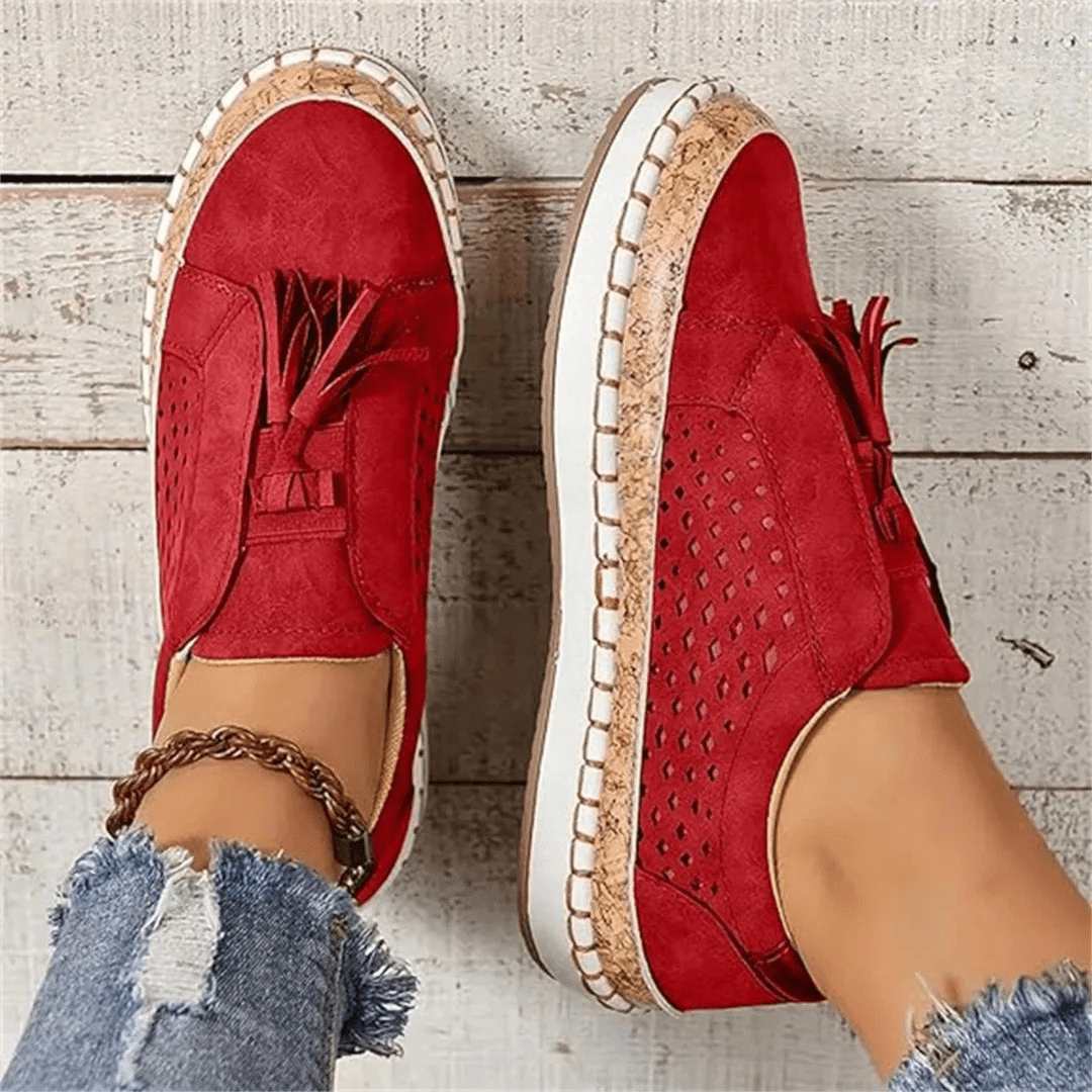 Nalani Women's Summer Slip - On Loafers | Tassel Detail - Nalani - Fashion Clothing and Decor