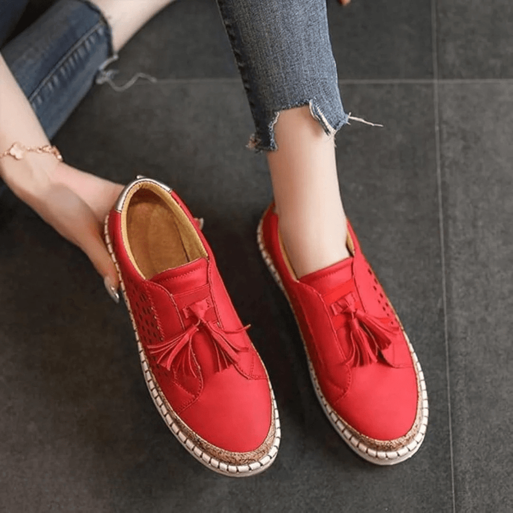 Nalani Women's Summer Slip - On Loafers | Tassel Detail - Nalani - Fashion Clothing and Decor