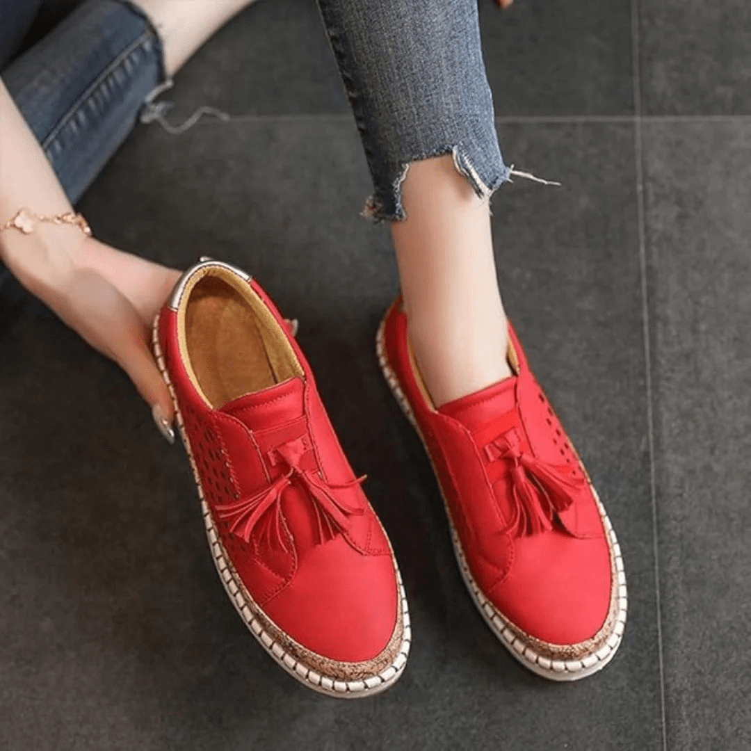 Nalani Women's Summer Slip - On Loafers | Tassel Detail - Nalani - Fashion Clothing and Decor
