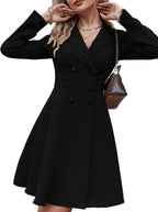 Nalani Women’s Trench Coat – Tailored Fit – Double - Breasted – Notched Lapel – Knee Length - Nalani - UK Fashion Clothing and Decor