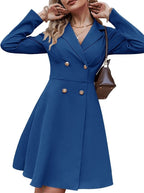 Nalani Women’s Trench Coat – Tailored Fit – Double - Breasted – Notched Lapel – Knee Length - Nalani - UK Fashion Clothing and Decor
