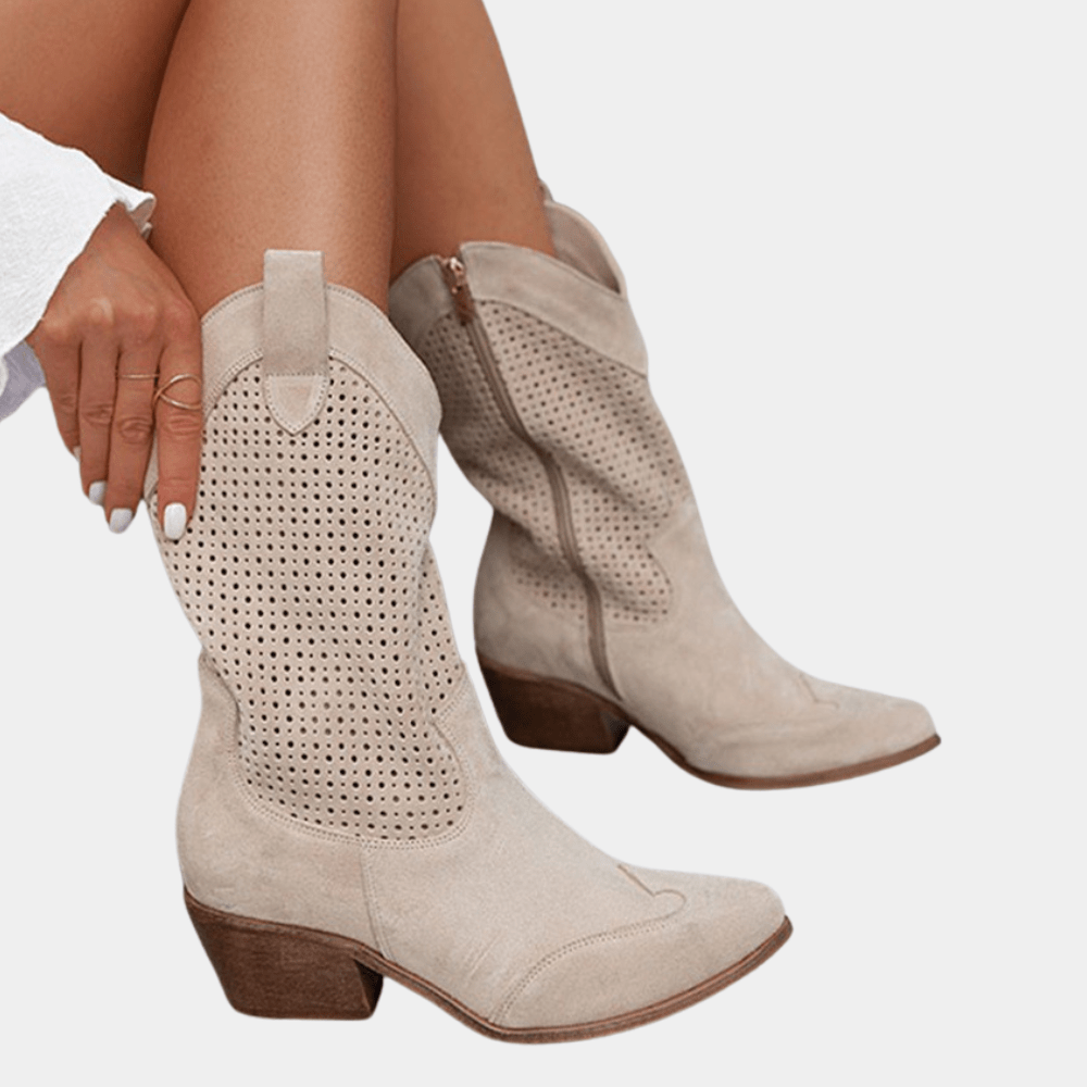 Natalie | Cowboy Style Orthopedic Boots For All Day Comfort - Nalani - Fashion Clothing and Decor