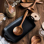 Natural Wooden Kitchen Set – Rustic Wooden Cooking Utensils, Set of 4 or 7 Pieces – RustiCook - Nalani - Fashion Clothing and Decor