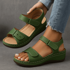 Nina | Orthopedic Sandals With Wedge Heel For Women Cushioned Arch - Nalani - Fashion Clothing and Decor