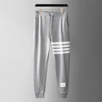 Nolan Striped Jogger Sweatpants Structured Fit Breathable Cotton - Blend - Nalani - Fashion Clothing and Decor