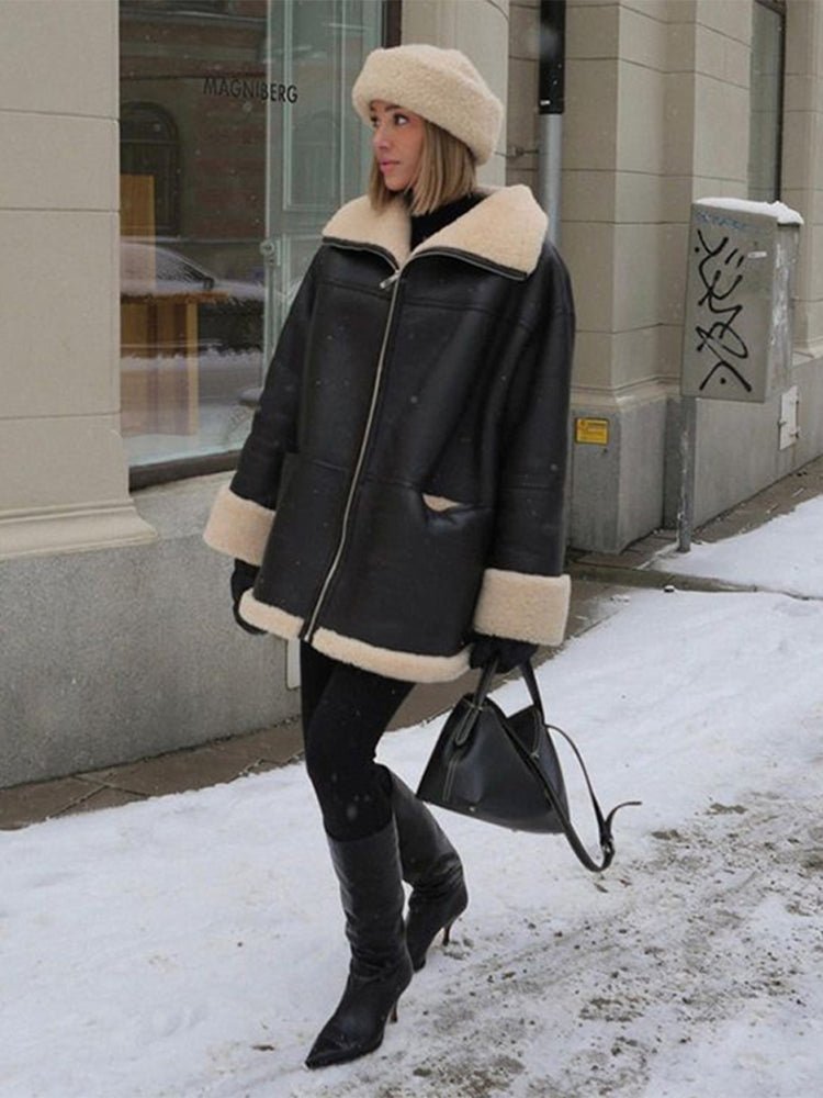 Norvia | Elegant Warm Fur Coat For Cozy Winter Outerwear Chic - Nalani - UK Fashion Clothing and Decor