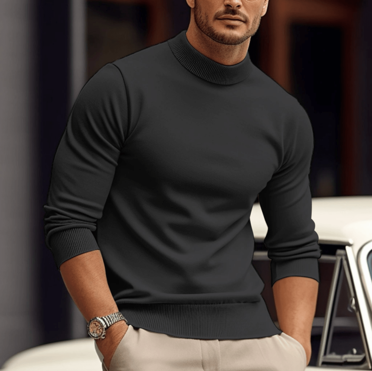 Nova - Men's Sweater Relaxed Fit Soft Knit Breathable Warm Casual - Nalani - Fashion Clothing and Decor