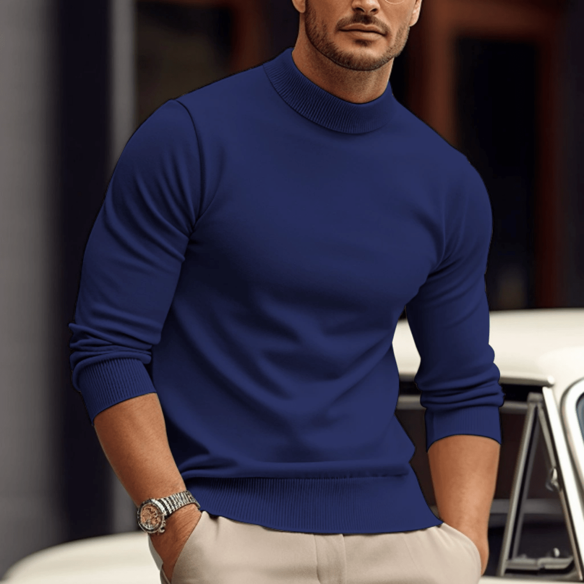 Nova - Men's Sweater Relaxed Fit Soft Knit Breathable Warm Casual - Nalani - Fashion Clothing and Decor