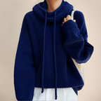 Oversized Hoodie For Women Minimalist Cozy Drawstring Hood - Nalani - UK Fashion Clothing and Decor