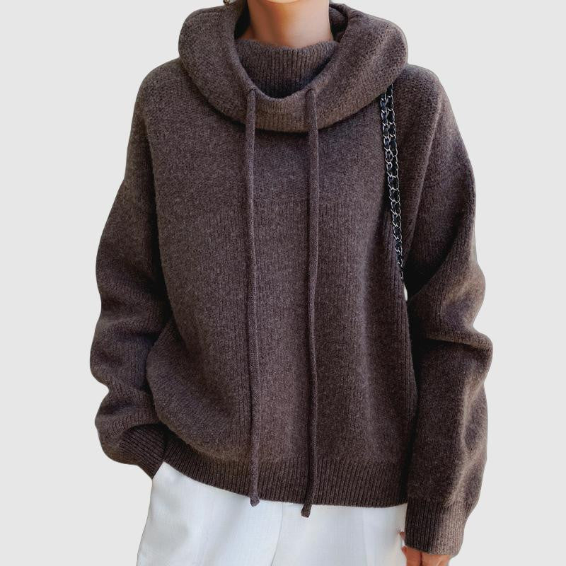 Oversized Hoodie For Women Minimalist Cozy Drawstring Hood - Nalani - UK Fashion Clothing and Decor