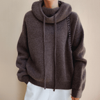 Oversized Hoodie For Women Minimalist Cozy Drawstring Hood - Nalani - UK Fashion Clothing and Decor