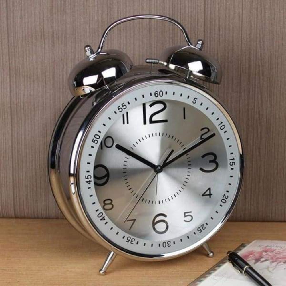 Oversized Vintage Double Bell Alarm Clock Decorative - Nalani - UK Fashion Clothing and Decor