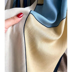 Oversized Winter Wool Cotton Blend Scarf for Women Cozy - Nalani - UK Fashion Clothing and Decor