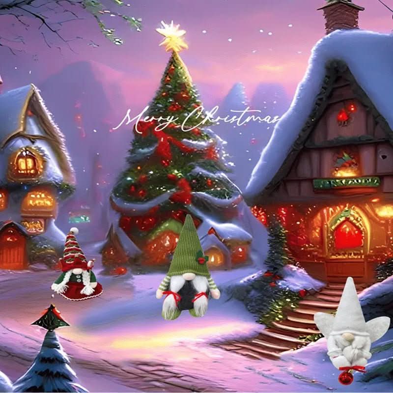 Plush Gnome Advent Calendar – Handmade Fabric Christmas Countdown with 3 Plush Elves & 21 Surprises, Reusable, 3 Styles - Nalani - Fashion Clothing and Decor