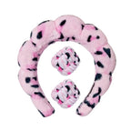 Plush Spa Headband & Wristband Set – Fluffy Skincare Headband with Wrist Towels for Face Washing, 12 Colors – Fluffiea - Nalani - Fashion Clothing and Decor