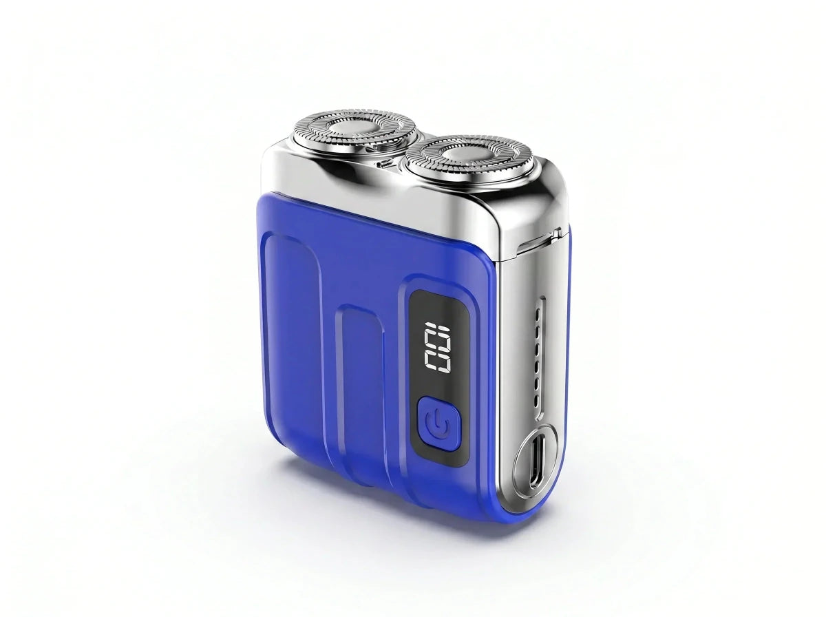Pocket Shaver – Portable Electric Shaver for Men, USB-C Rechargeable Mini Travel Razor, Wet & Dry, Smooth Shave Wherever You Are - Nalani - Fashion Clothing and Decor