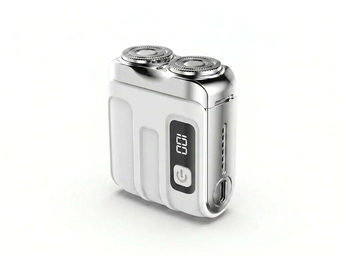 Pocket Shaver – Portable Electric Shaver for Men, USB-C Rechargeable Mini Travel Razor, Wet & Dry, Smooth Shave Wherever You Are - Nalani - Fashion Clothing and Decor