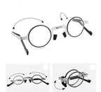 Pocket-Sized Folding Reading Glasses – Compact Foldable Readers with Metal Frame & Case, +1.0 to +4.0 - Nalani - Fashion Clothing and Decor