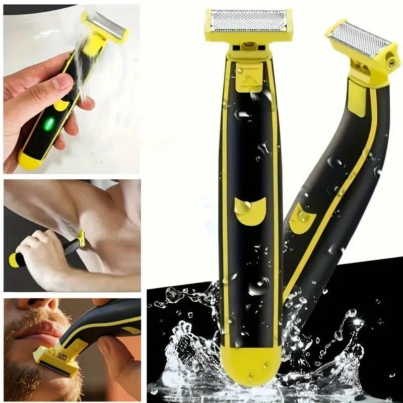 Portable Electric Shaver for Men – Compact Rechargeable Travel Razor with USB Charging & Self-Sharpening Blades - Nalani - Fashion Clothing and Decor