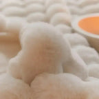 Portable Fluffy Faux Fur Blanket – Soft Fuzzy Throw Blanket for Sofa, Bed, Car & Travel, Anti-Pilling, White – VeluLuxe - Nalani - Fashion Clothing and Decor