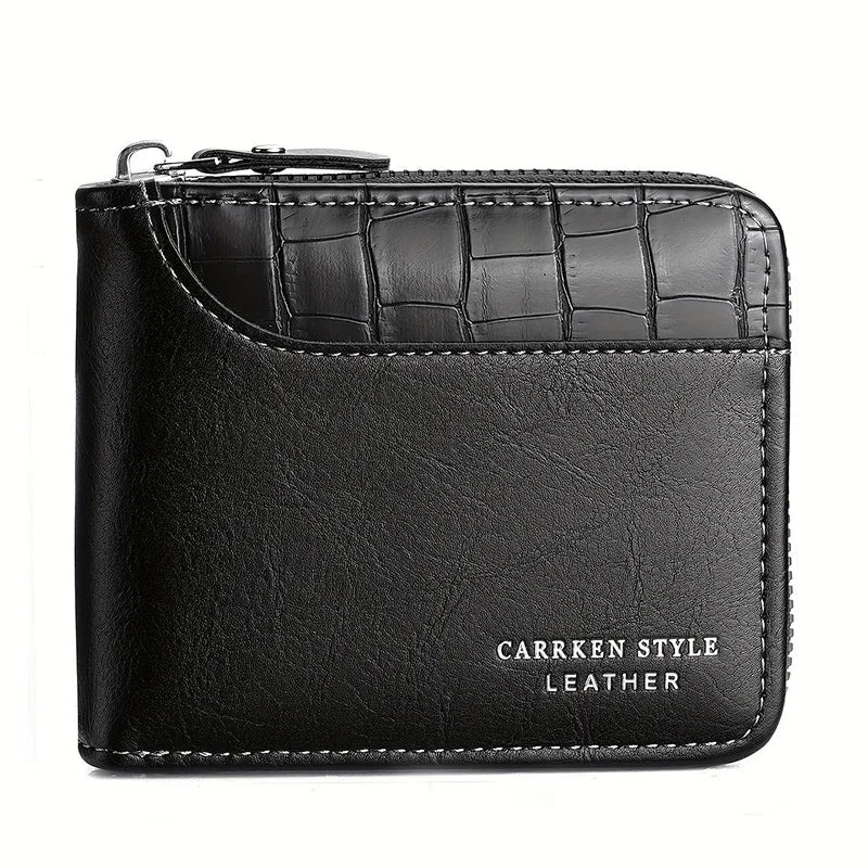 Premium Leather Wallet For Men With Card Slots And Coins - Nalani - UK Fashion Clothing and Decor