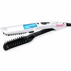 Professional Steam Straightener – Steam Hair Straightener with Ceramic Plates, Adjustable 300–445°F, LCD Display, Auto Shut-Off – Elara - Nalani - Fashion Clothing and Decor