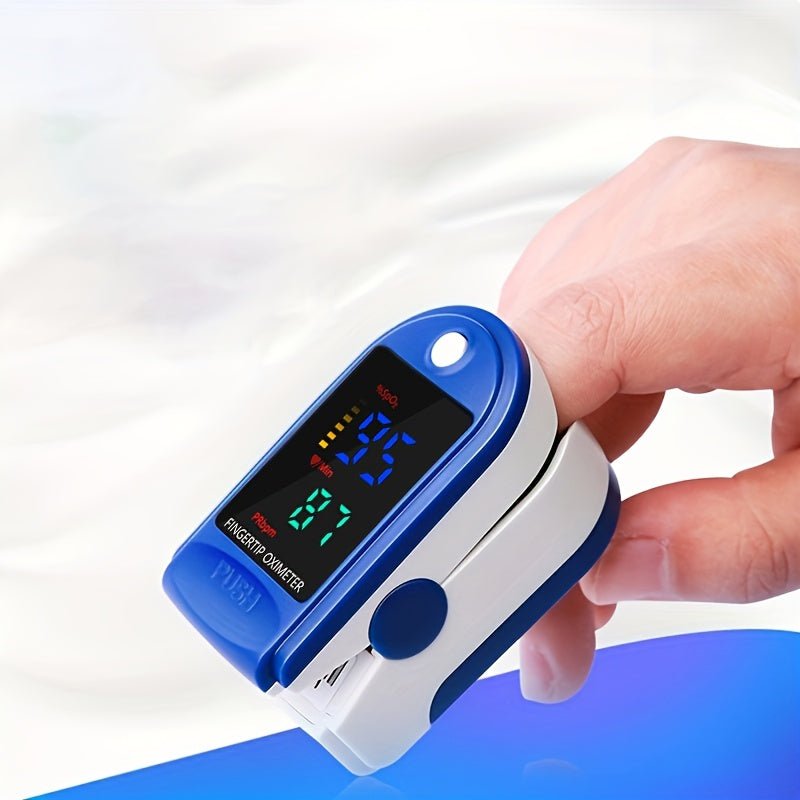 Pulse Oximeter for Blood Oxygen and Heart Rate – Compact SpO2 Monitor, 70-100% SpO2, 30-250 BPM, Only 1.8 oz - Nalani - Fashion Clothing and Decor