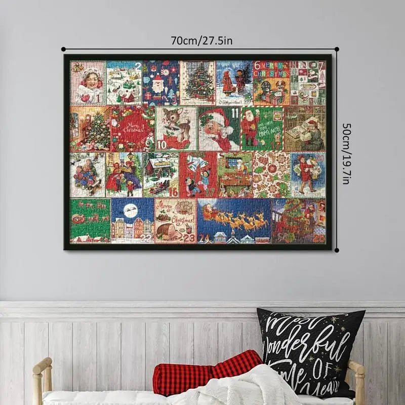 Puzzle Advent Calendar 2026 – 1000 Piece Christmas Jigsaw Puzzle in 24 Days, New Pieces Daily, Gift for Adults & Families - Nalani - Fashion Clothing and Decor