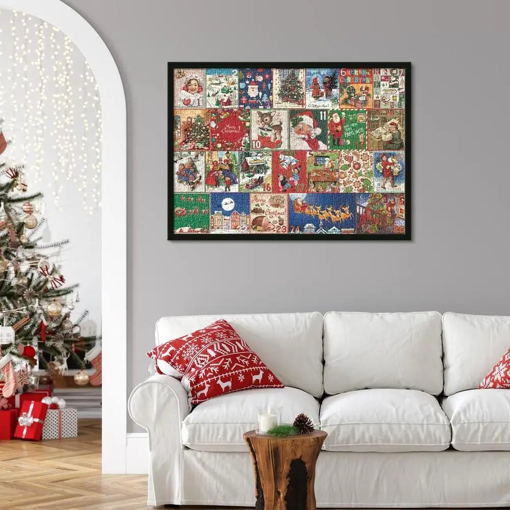 Puzzle Advent Calendar 2026 – 1000 Piece Christmas Jigsaw Puzzle in 24 Days, New Pieces Daily, Gift for Adults & Families - Nalani - Fashion Clothing and Decor