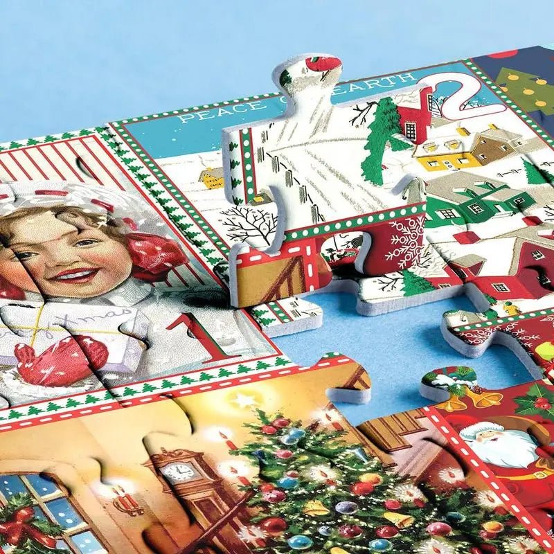 Puzzle Advent Calendar 2026 – 1000 Piece Christmas Jigsaw Puzzle in 24 Days, New Pieces Daily, Gift for Adults & Families - Nalani - Fashion Clothing and Decor