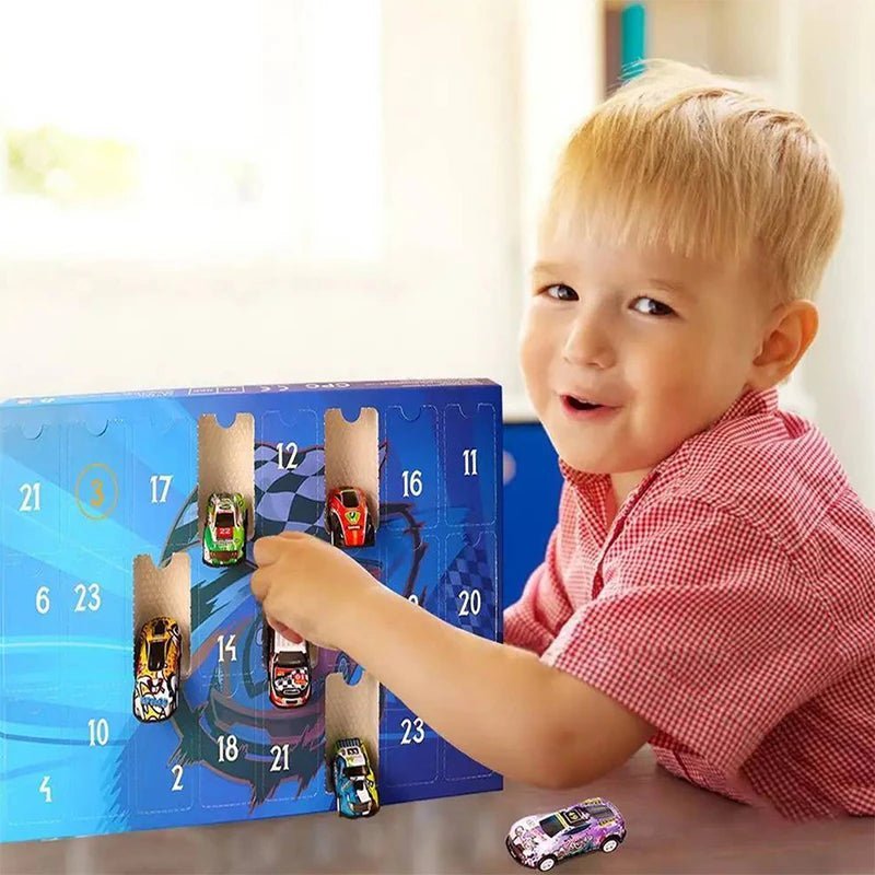 Race Car Advent Calendar for Kids – 24 Mini Racing Cars & Trucks, Christmas Countdown, Ages 3+ - Nalani - Fashion Clothing and Decor