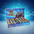 Race Car Advent Calendar for Kids – 24 Mini Racing Cars & Trucks, Christmas Countdown, Ages 3+ - Nalani - Fashion Clothing and Decor