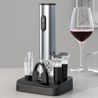 Rechargeable Electric Wine Opener Set with Vacuum Pump and Pourer – Automatic Corkscrew Gift Set for Wine Lovers - Nalani - Fashion Clothing and Decor