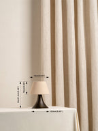 Rechargeable Portable Table Lamp With Touch Dimming Linen Shade - Nalani - UK Fashion Clothing and Decor