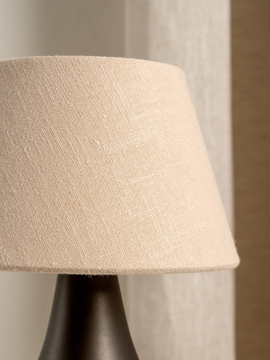 Rechargeable Portable Table Lamp With Touch Dimming Linen Shade - Nalani - UK Fashion Clothing and Decor