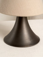 Rechargeable Portable Table Lamp With Touch Dimming Linen Shade - Nalani - UK Fashion Clothing and Decor