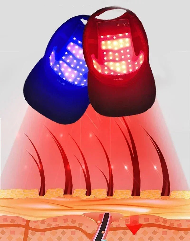Red Light Cap – LED Red & Infrared Light Hair Cap for Scalp Care, Cordless At-Home Use – HairGlow Pro - Nalani - Fashion Clothing and Decor