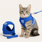 Reflective Cat Harness and Leash – Adjustable Breathable Mesh Harness for Cats & Kittens, XS-XL, 4 Colors - Nalani - Fashion Clothing and Decor