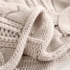 Relaxed Fit Turtleneck Sweater With Cable Knit Ribbed Trim - Nalani - UK Fashion Clothing and Decor