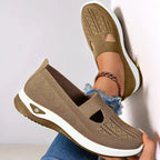 Renaro Knit Slip - On Walking Sneakers With Lightweight Cushioned Sole - Nalani - Fashion Clothing and Decor