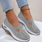 Renaro Knit Slip - On Walking Sneakers With Lightweight Cushioned Sole - Nalani - Fashion Clothing and Decor