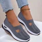 Renaro Knit Slip - On Walking Sneakers With Lightweight Cushioned Sole - Nalani - Fashion Clothing and Decor