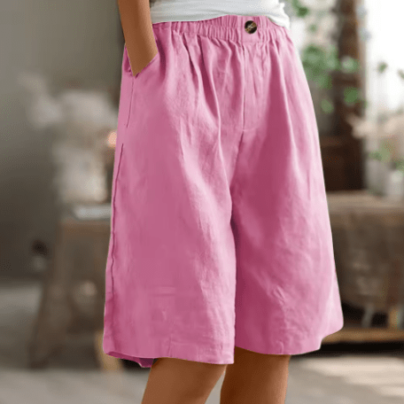 Renee | Comfort Shorts All Day Breathable Lounge Wear For Warm Weather - Nalani - Fashion Clothing and Decor