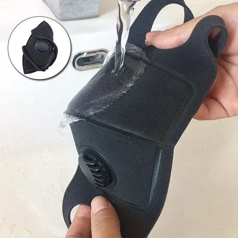 Reusable PM25 Mask With Valve And Washable Cover For Outdoors - Nalani - UK Fashion Clothing and Decor